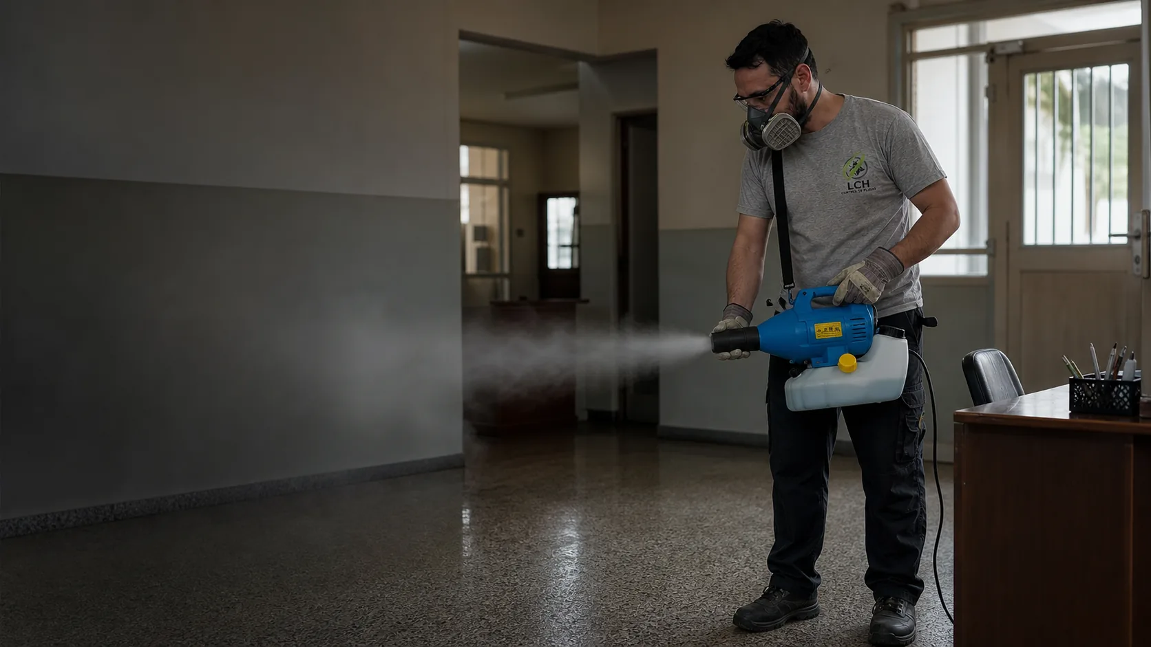 Servicio de desinfección profesional de ambientes