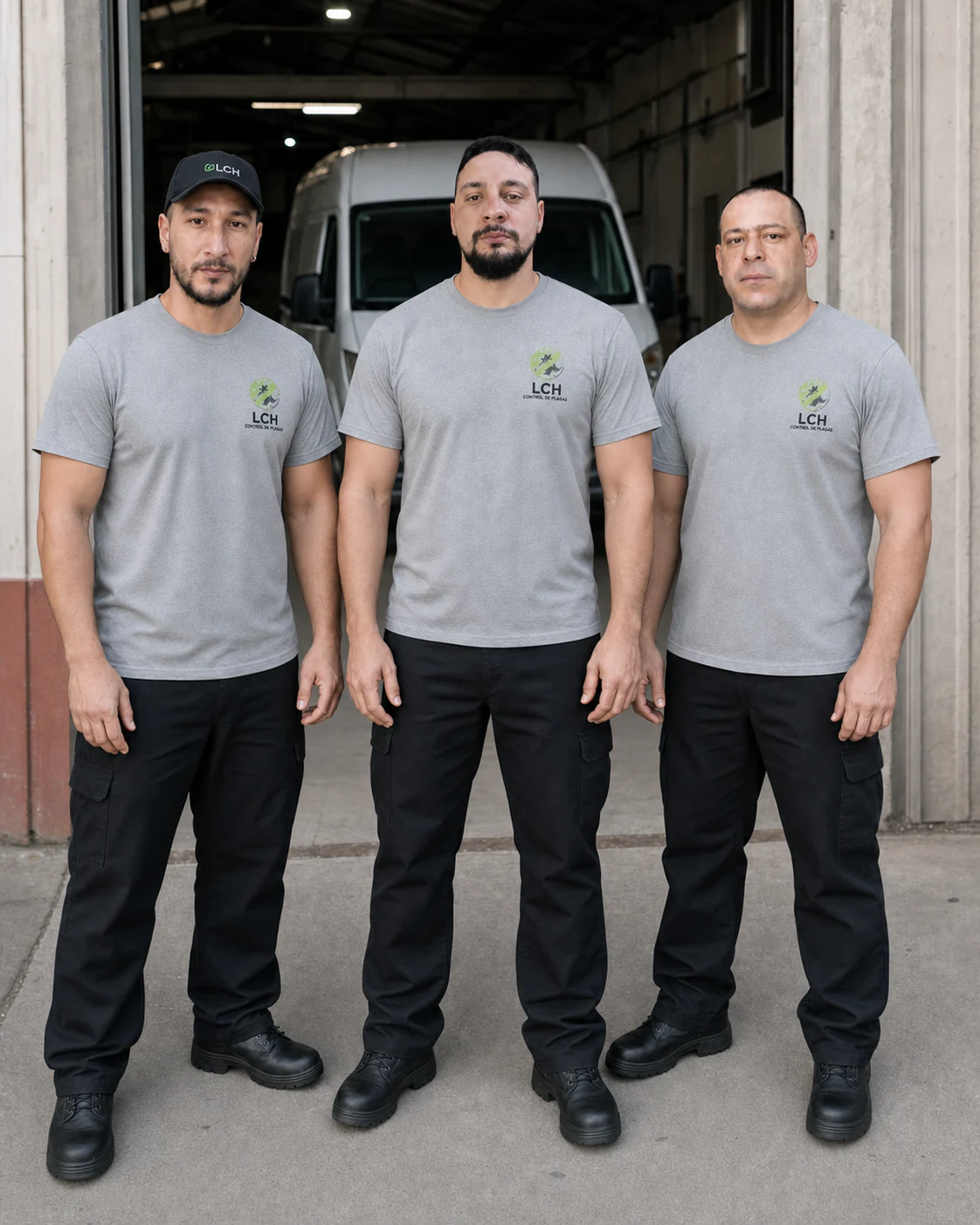Luis, Carlos y Hernán, responsables de LCH Control de Plagas